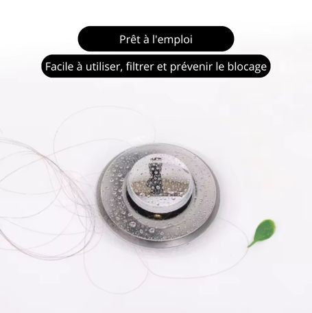 FILTRE D'ÉVIER POUR CUISINE ET SALLE DE BAIN