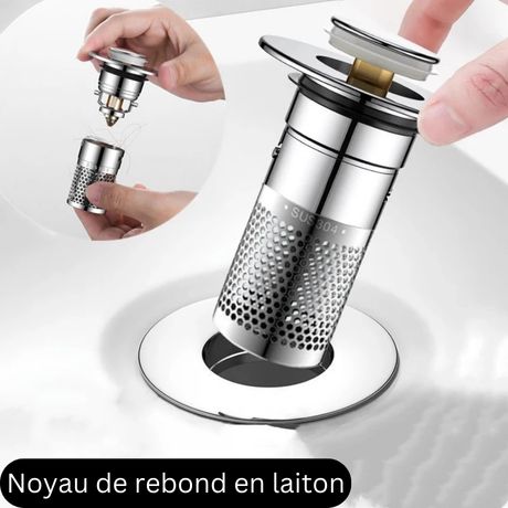 FILTRE D'ÉVIER POUR CUISINE ET SALLE DE BAIN